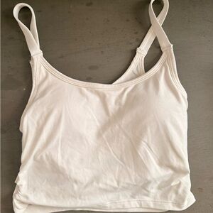 White Spaghetti Strap Tank Top